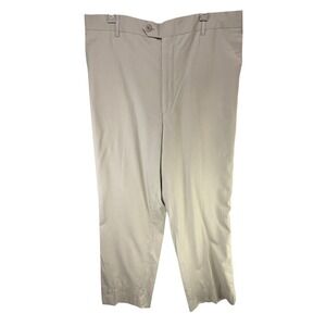 Valentino Studio Wool Pants Mens 36x32 Beige Drop 6 Straight Heritage Italian